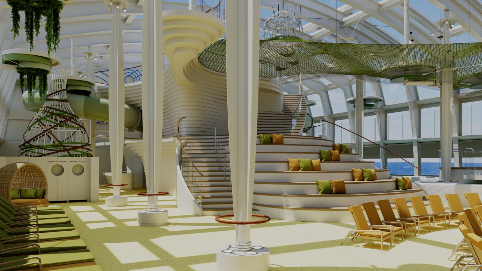 Entwurf des Four Elements mit dem Fun Park Air