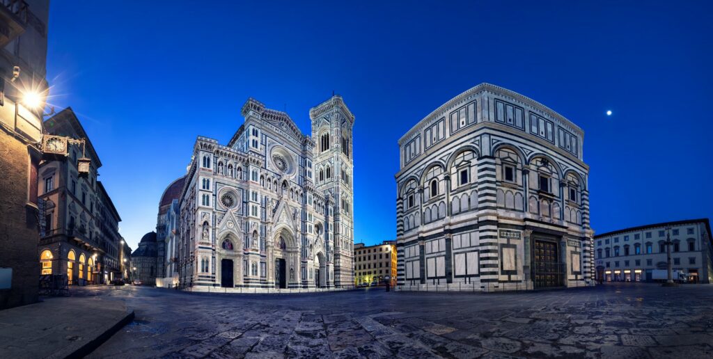 Panoramic view of Cathedral of Santa Maria del Fiore, Florence