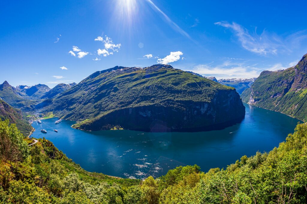 Geiranger fjord, Norway.