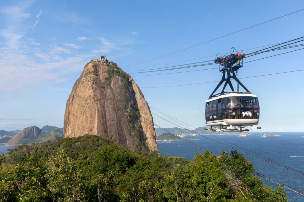 Sugar Loaf mountain in Rio de Janeiro, Brazil