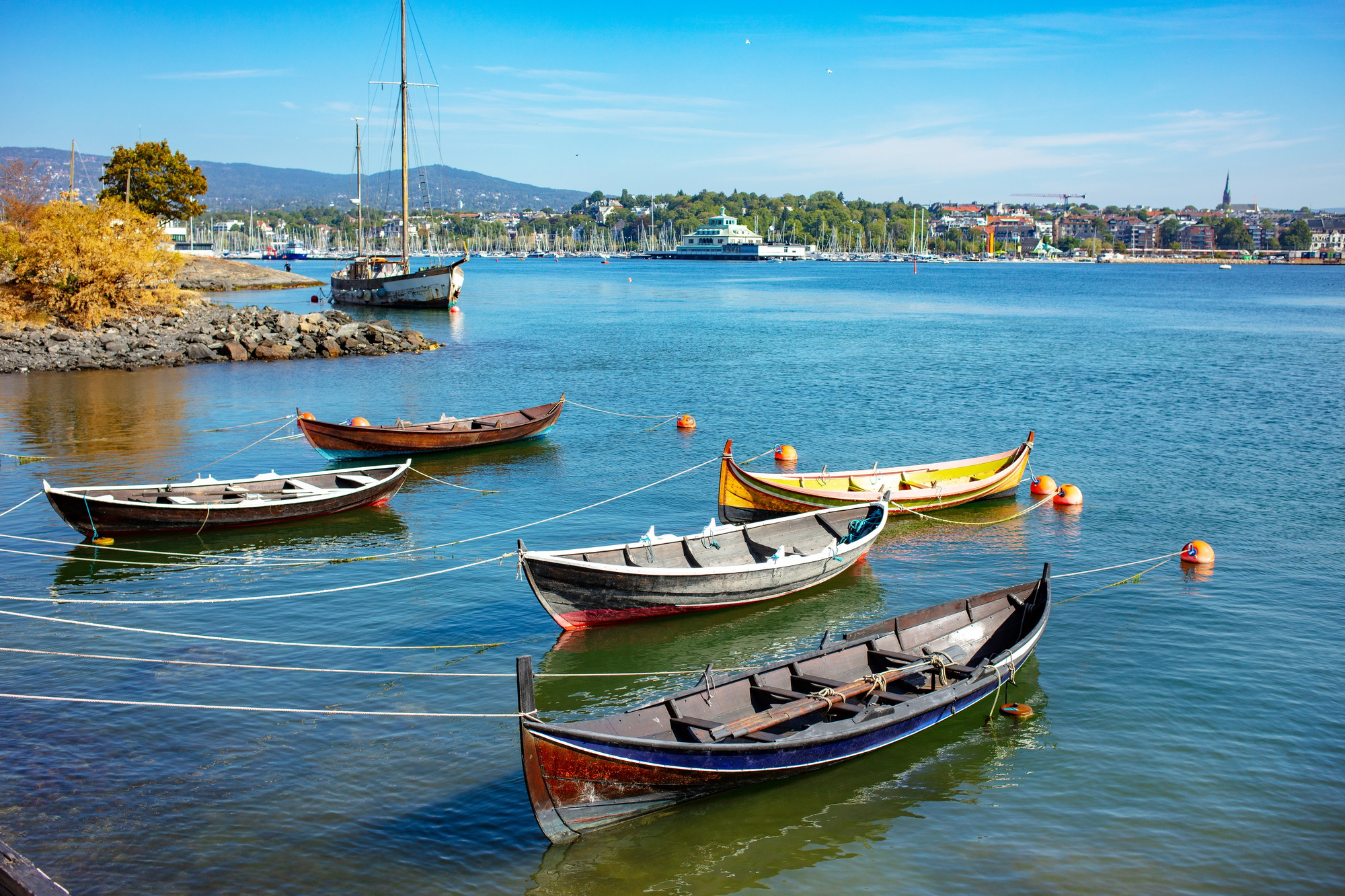 Boats in Oslo, Norway