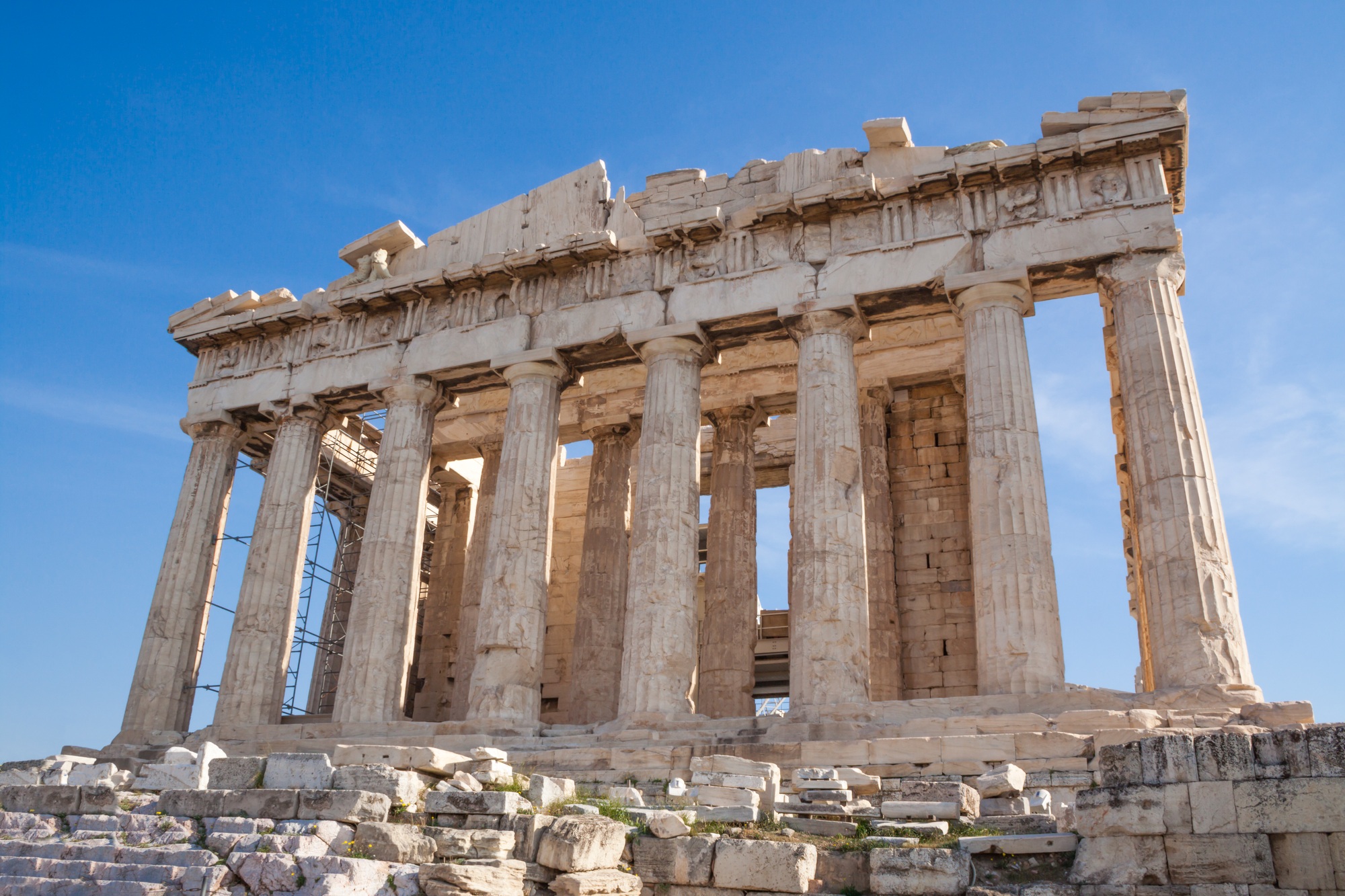 Parthenon on the Acropolis of Athens, Greece