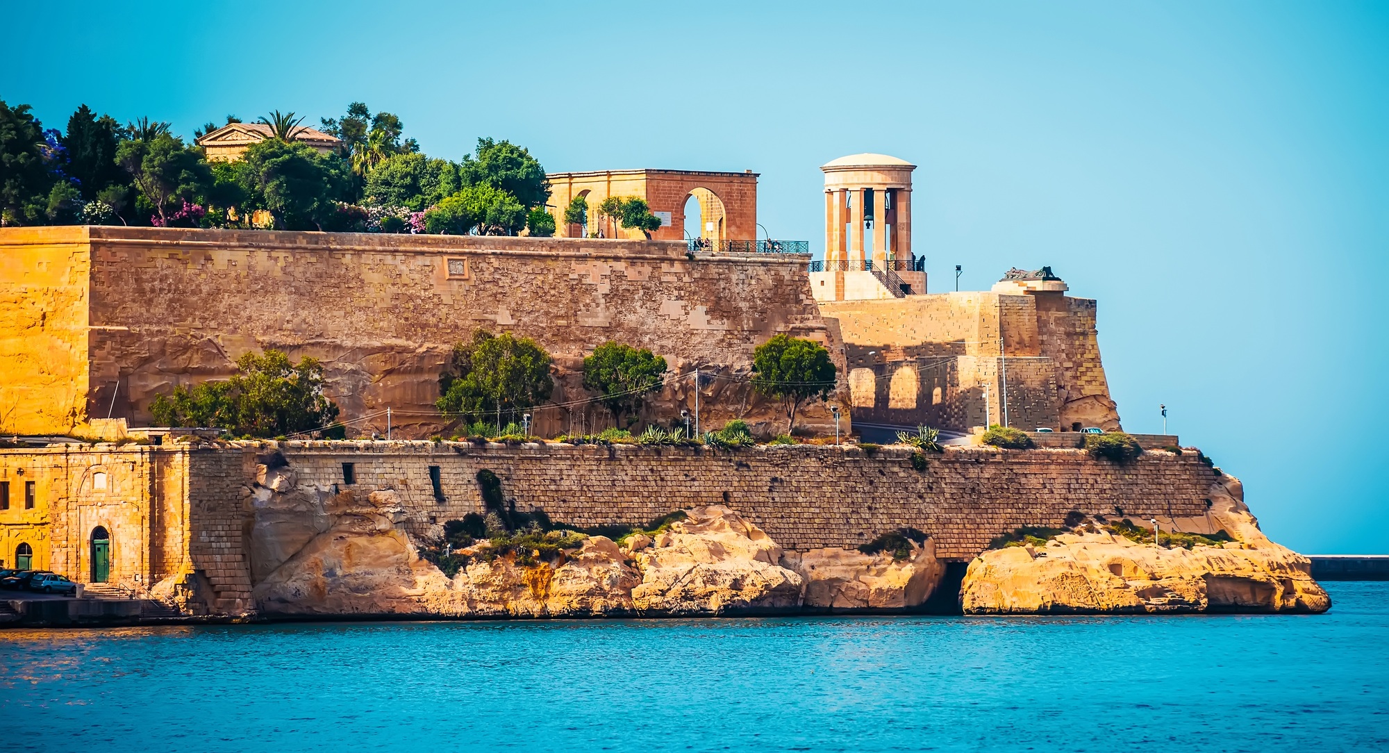 view on Valletta from The Grand Harbour